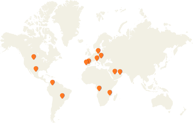 Global presence map